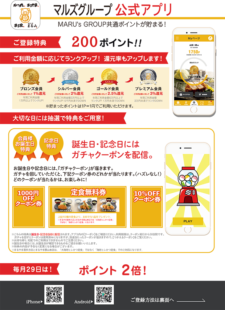 マルズ・アプリのご案内