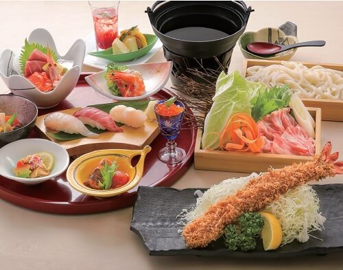 ジャンボ海老しゃぶしゃぶ会席膳