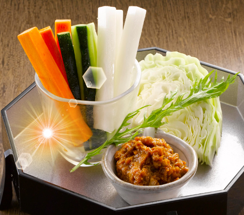 極上豚肉みそ野菜スティック