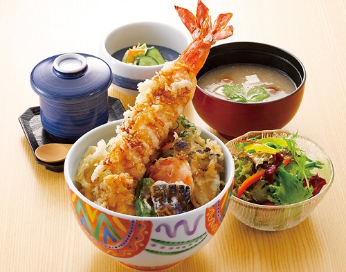 ジャンボ海老天丼